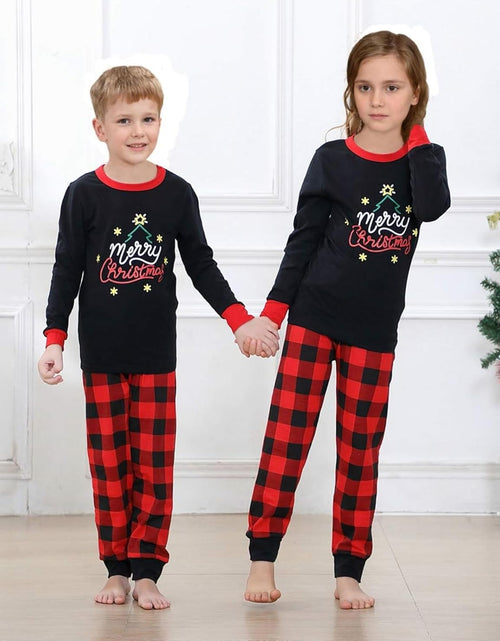 Load image into Gallery viewer, Christmas Pajamas Family Matching Sets for Unisex Women Men Kids Xmas Long Sleeves Sleepwear Pjs
