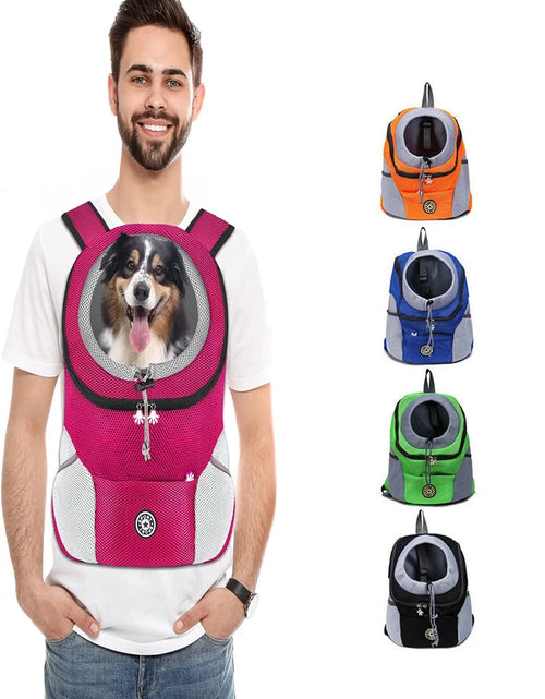 Load image into Gallery viewer, Pet Dog Carrier Bag Carrier for Dogs Backpack Portable Travel Breathable Dog Bag Outdoor Dog Carrier Bag Pet Carrying Supplies
