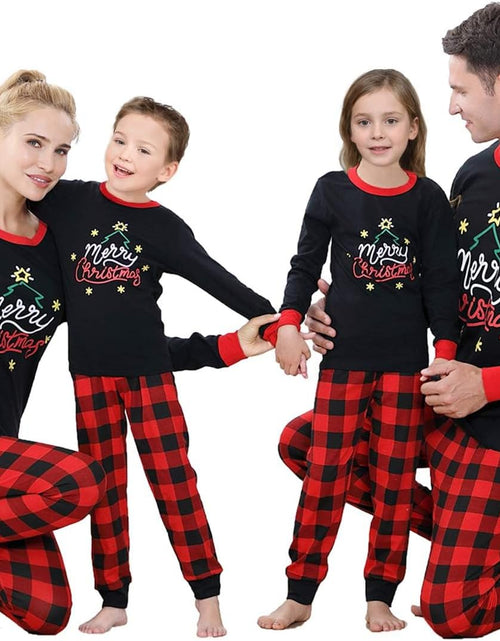 Load image into Gallery viewer, Christmas Pajamas Family Matching Sets for Unisex Women Men Kids Xmas Long Sleeves Sleepwear Pjs
