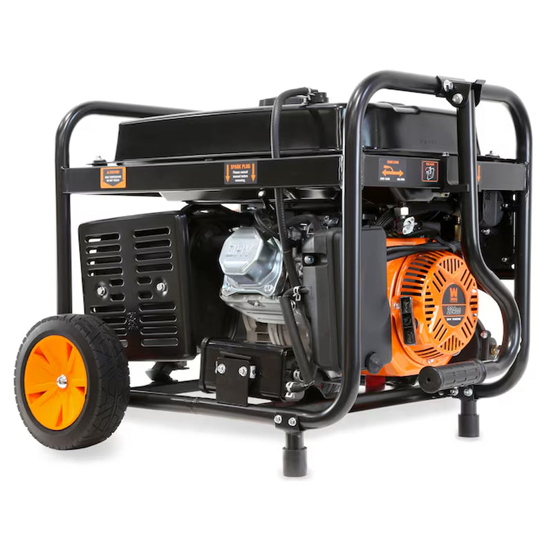 Switchable Fuel Electric Start 3800-Watt Portable Generator with CO Shutdown Sensor