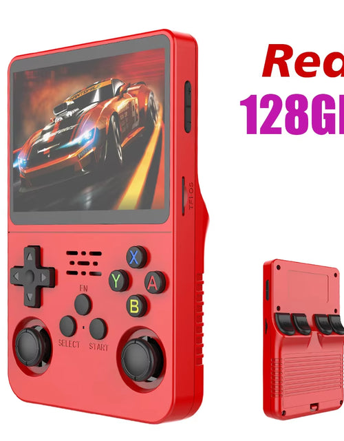 Load image into Gallery viewer, R36S Retro Handheld Video Game Console Linux System 3.5 Inch IPS Screen R35S Pro Portable Pocket Video Player 64GB Games
