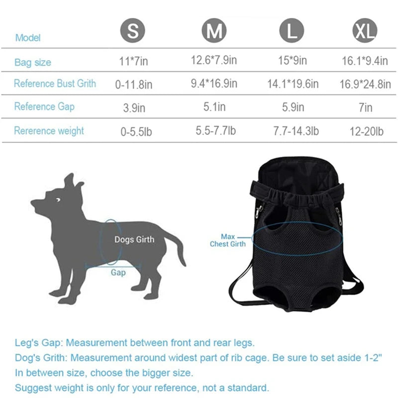 Pet Dog Carrier Backpack Mesh Dog Carriers Bag Outdoor Travel Backpack Breathable Portable Pet Dog Carrier for Dogs Cats