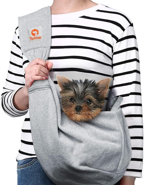 Load image into Gallery viewer, Dog Sling Carrier for Small Dogs Pet Slings with Extra Pocket Storage Sling with Storage Pocket
