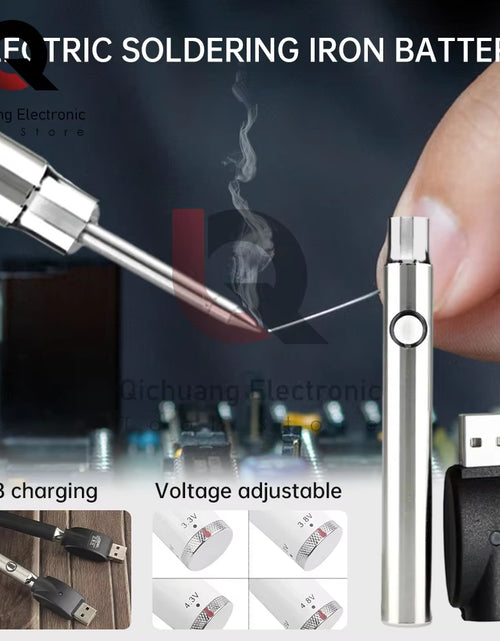 Load image into Gallery viewer, 1Pcs 650Mah 510 Thread Battery Pen Solder Iron Shaped Button Battery Set Heat Devices Adjustment Heating Kit Fittings
