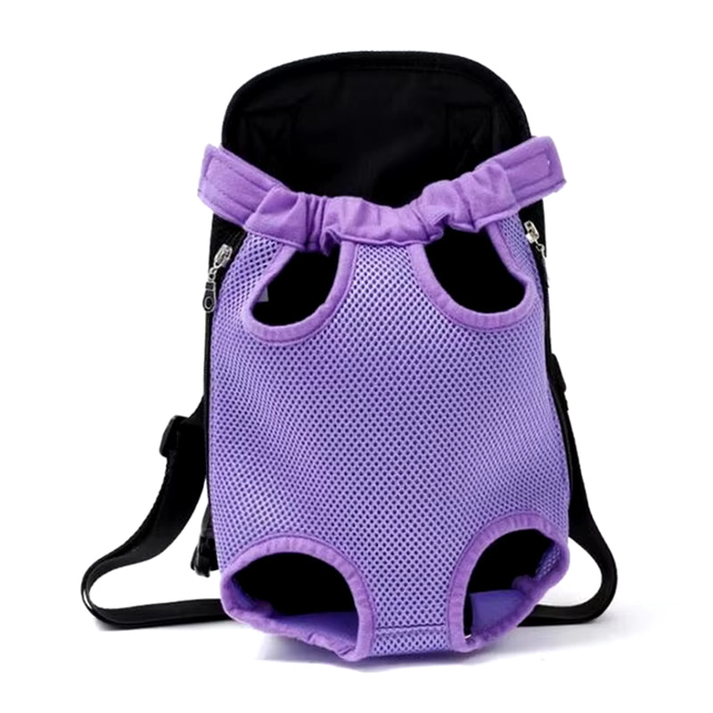 Pet Dog Carrier Backpack Mesh Dog Carriers Bag Breathable Portable Pet Dog Carrier Adjustable Mesh Dogs Strap Backpack