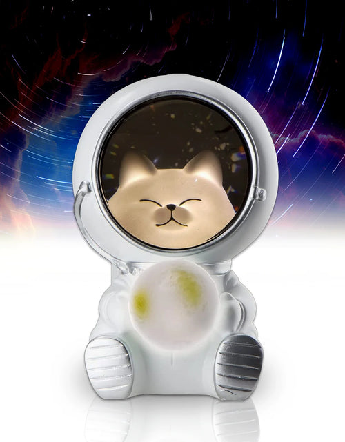 Load image into Gallery viewer, Astronaut Projector Night Light, Cute Spaceman LED Night Light Astronaut Moon Lamps for Kids Adults for Bedroom, Christmas, Birthdays, Space Cat
