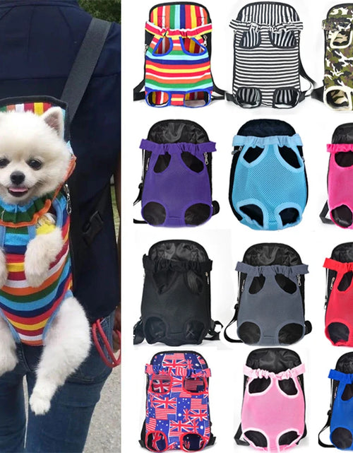 Load image into Gallery viewer, Pet Dog Carrier Backpack Mesh Dog Carriers Bag Outdoor Travel Backpack Breathable Portable Pet Dog Carrier for Dogs Cats
