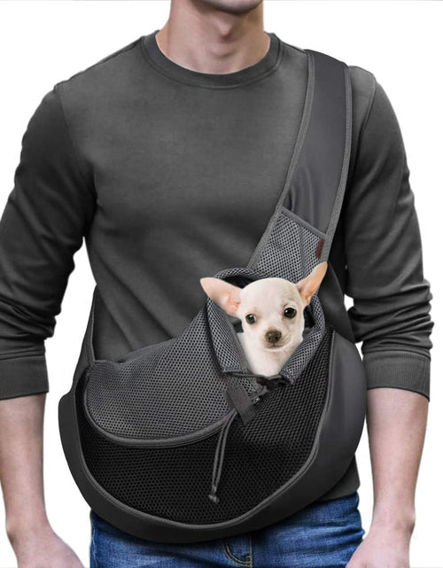 Load image into Gallery viewer, Pet Dog Sling Carrier Breathable Mesh Travel Safe Sling Bag Carrier for Dogs Cats
