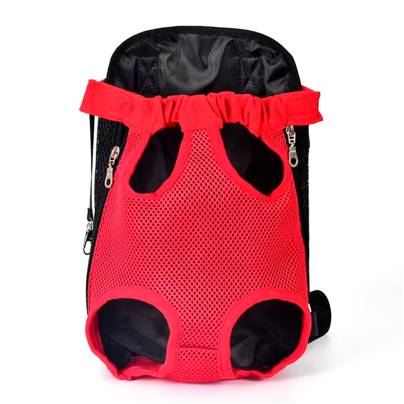 Pet Dog Carrier Backpack Mesh Dog Carriers Bag Breathable Portable Pet Dog Carrier Adjustable Mesh Dogs Strap Backpack