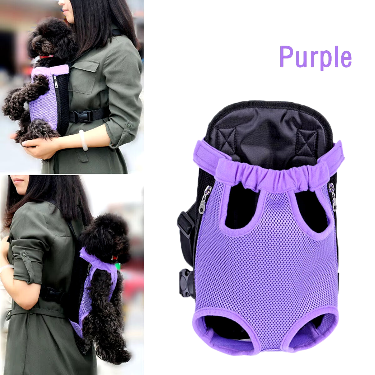 Pet Dog Carrier Backpack Mesh Dog Carriers Bag Breathable Portable Pet Dog Carrier Adjustable Mesh Dogs Strap Backpack